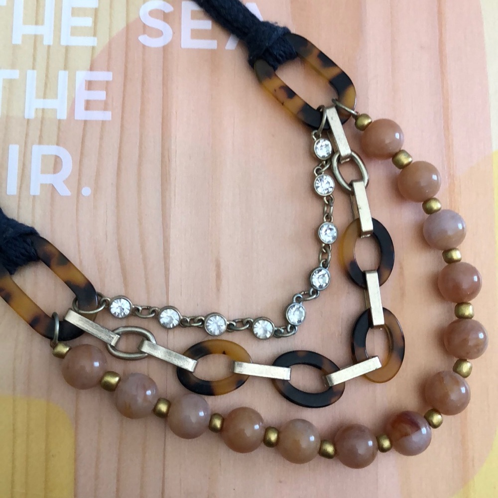 Three row necklace - Picture 3 of 4